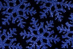 christmas snowflakes blue
