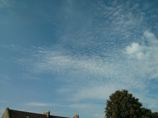 Cirrocumulus Over Lochgelly, Fife