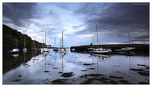 Gloaming light reflected