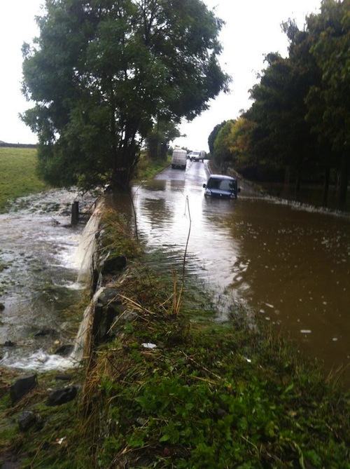 This pic of flooding in Colinsburgh was tweeted by @Biggzy83